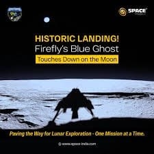 BLUE GHOST TOUCH DOWN THEMOON