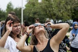 Solar eclipse in America